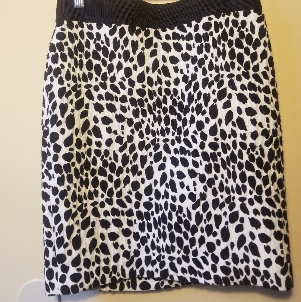 Ann Taylor cheetah print bodycon skirt size 4